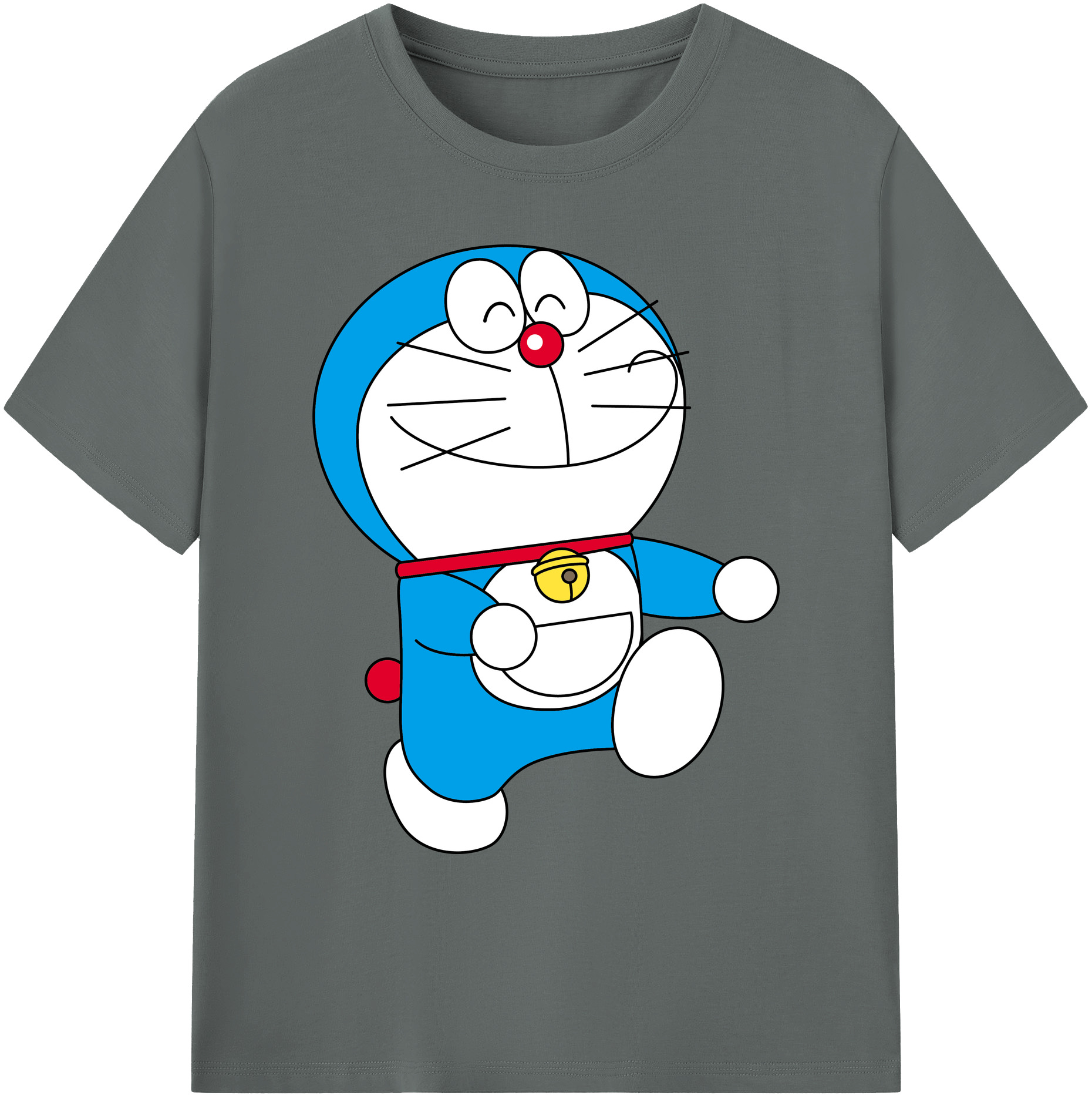 （画像用） ドラえもん Doraemon 綿100％ メンズ半袖Tシャツ｜肌触りやわらか＆通気性